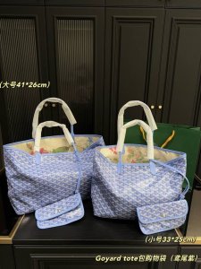 大号 尺寸41.26 小号 尺寸33.25 戈雅Goyard Tote包购物袋 鸢尾紫