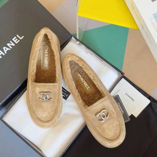 顶级版本：女款 Chanel 香奈儿24K 泰迪 羊羔毛Teddy乐福豆豆鞋 原版购入开发 做货 小香 C家 专柜又一超级大爆款，网红博主小姐姐们的挚爱，社交平