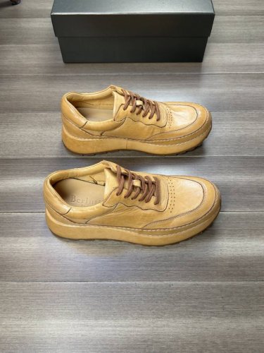Berluti 伯尔鲁帝 布鲁提 -高端品质 原单 -鞋面：进口蜡感水洗马皮、鞋身马皮包底工艺 -内里：水染牛皮 -大底：Tpu 橡胶；双色成型大底 -超高品控