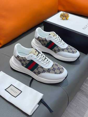 商品名称：Gucci 古驰 实价： 正规码数: 38-44 休闲鞋 商品材料：精选 牛皮鞋面，柔软羊皮内里；原厂大底。 - 点击图像关闭