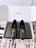 代购级 出厂 带飞机盒包装 ChaneL 24K泰迪毛毛鞋 秋冬新款 小香羊羔毛乐福鞋 舒适保暖平底毛毛鞋 秋冬新款单鞋 香奶奶新品乐福鞋 设计简约高级，超级百