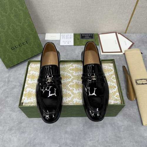 G家新品 Gucc* 古～ 饰互扣式双g男士乐福鞋皮鞋 官方售价rmb,600 采用进口 Napa 牛皮 开边珠亮皮 鳄鱼纹压纹牛皮 进口高丝光磨砂牛皮打造制成