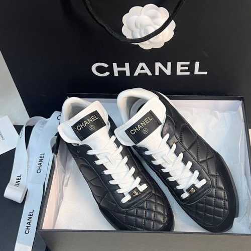 直销 Chanel 23S春夏球鞋新款上 原版购入开发 做货 小香这季休闲款运动鞋 刷爆小红书 Ins。各种社交平台，疯狂爆发！经典设计 鞋面多种工艺电绣的风格