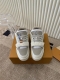 Lv 路易-威登trainer 2024走秀新款 原版1：1开发！上脚非常舒适 做工精细 鞋面由意大利进口小牛皮拼接，侧边饰有品牌logo标志及签名，牛皮垫脚＋