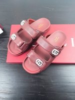古驰新品魔术贴沙滩拖鞋 钻G扣皮面拖鞋 百搭M多裙子 裤子 网红搭配不同颜色袜子穿也超级洋气 size 35 39 40定做不退换