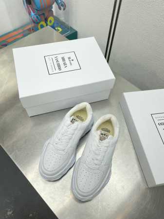 空军系列 男女通吃 三原康裕 Mihara Yasuhiro 三原康裕 Mihara Yasuhiro Original Sole 贝壳头溶胶鞋 纯白色 牛皮头 - 点击图像关闭