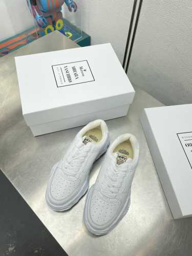 空军系列 男女通吃 三原康裕 Mihara Yasuhiro 三原康裕 Mihara Yasuhiro Original Sole 贝壳头溶胶鞋 纯白色 牛皮头