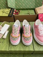 女款 Gucci新款饼干鞋 顶级版版购入完美复刻！市场版本较多欢迎对比 情侣款 35-45 女34 40男38 45定做不退不换 原版开模IP发泡大底 超轻！区
