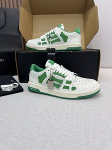 出厂价pp #情侣款 官网同步飞机盒包装 顶级版本 认准独家品质 区分市场通货 amiri埃米尔骨头鞋 官网同步更新情侣款最新配色 注意区分细节 接受一切对比