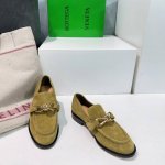 高品质出厂430！顶级品质Bottega Veneta葆蝶家25Aw春夏Bv新品麻花金属扣中性复古乐福鞋小皮鞋单鞋包头半拖！ 顶级版本 春夏新品 标志性金属质感