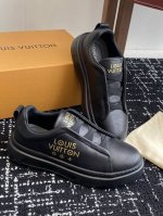 代购级牛仔布280 皮面 Louis Vuitton 26ss 春夏新款 路易威登 男款小白鞋 休闲鞋 运动鞋原版9650 购入 开发做货，驴牌LV路易威登为中