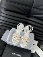 Chanel 25A高级手工坊系列 新款抢先发售 今年春夏必爆单品 原版开发 私模五金 原版大底 鞋面牛皮 妮布 内里羊皮 Size:35-39 其他码数定