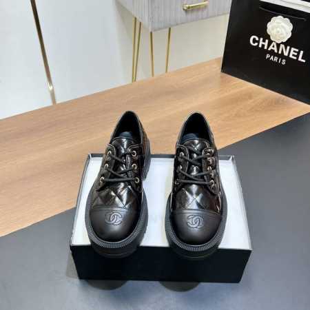 顶级版本 CHANEL 香奈儿2024秋冬新款厚底乐福鞋 单鞋、小皮鞋 认准我家细节实拍注意区分普通版 专柜同步！！本系列现已登陆发售！！原版购入开发！ 简约小 - 点击图像关闭