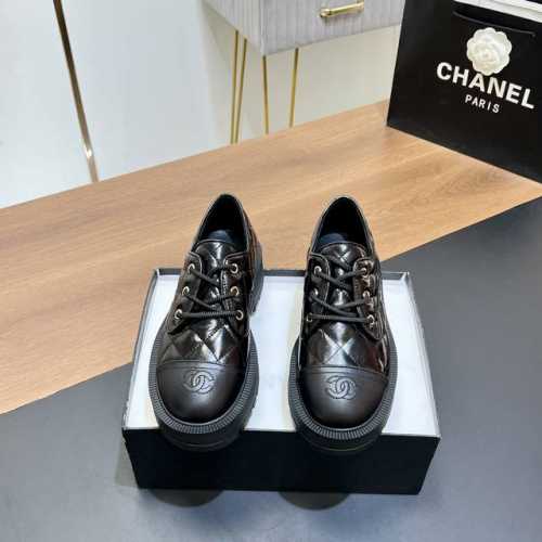 顶级版本 CHANEL 香奈儿2024秋冬新款厚底乐福鞋 单鞋、小皮鞋 认准我家细节实拍注意区分普通版 专柜同步！！本系列现已登陆发售！！原版购入开发！ 简约小