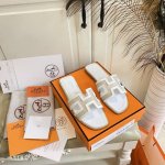 出厂价p 爱马仕Hermes 经典H拖高端系列 牛皮拼布面 羊皮里 真皮大底 35-40码 41 42码可定做不退换