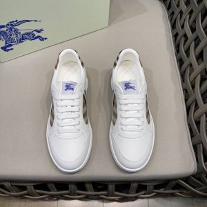 burberry 顶级 Size:38-44 45.46定做 Burberry巴宝莉官网同步男士经典低帮运动鞋｜采用原版头层牛皮制作｜装饰焕新的品牌徽标｜头层牛