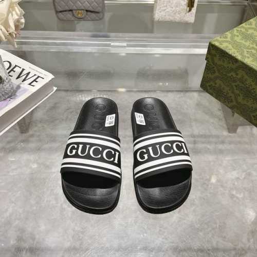 Gucci 官网款男士女同款Good Game 拖鞋凉鞋在这个特别版系列中，品牌创始人 Guccio Gucci 的首字母缩写赋予了新的含义。在游戏世界中，“G
