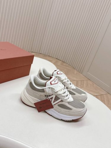 出 Loro Piana 诺悠翩雅 2024ss新款 LP x NB联名款990v6系列情侣款跑鞋休闲运动鞋 LP纽巴伦联名合作限量版 火爆全网 专柜一鞋难求！