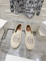 出厂 代购级Chloe 克洛伊 蔻依经典春夏款编织带乐福鞋渔夫鞋刺绣克洛伊新款字母，原版鞋底，人工固特异手法穿线，配上后掌位置挖槽填充牛皮小垫 所有的位置刚刚好