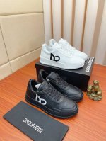 实价： Dsquared2 国际品牌第二次方百年纯熟意式韵再创经典版型设计简单时尚素雅大气选料考究原厂工艺技术制作鞋面采用进口牛皮原版橡胶大底上脚非常舒适38-