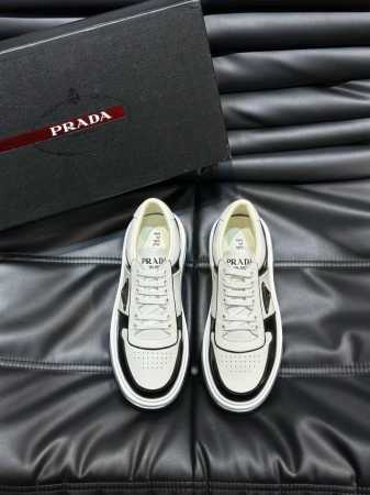 Prada 普拉达 -高端品质 原单,鞋身空压品牌logo，大底：超轻tpu发泡 橡胶；双色成型大底,超高品控 做工精细：凸显 高端 贵气 档次 38-44 4 - 点击图像关闭