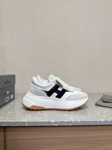 男码+10 HOGAN 霍根 25ss早春新款 情侣款 运动鞋 休闲鞋新品86er系列H671运动休闲鞋复古时尚厚底鞋，以经典而不失时尚的设计演绎品牌风格，纪念