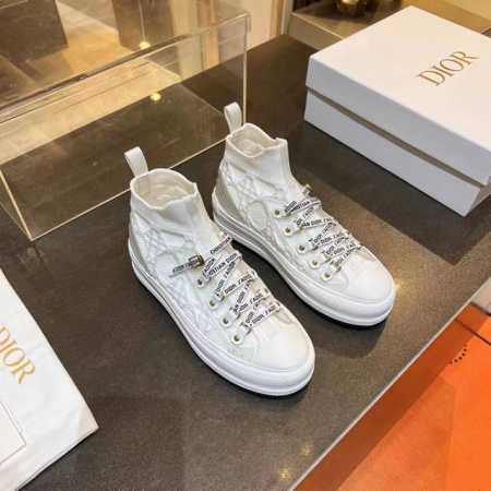 冲量价: Dior 迪奥 秋冬新款Walk‘n厚底绑带休闲滑板鞋 CD字母logo织带暗花梭织拼色帆布忙侣款运动鞋 市面顶级高端版本 材质:原版进口环保梭织鞋面 - 点击图像关闭
