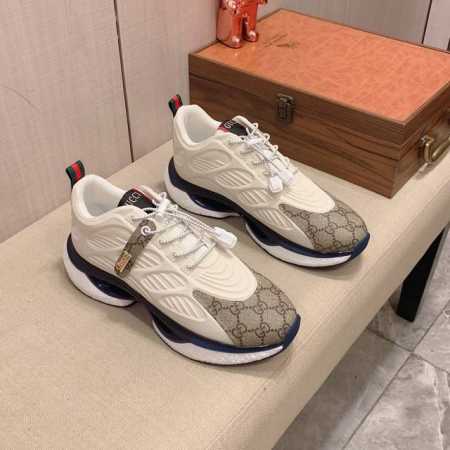 新款 厂价 古奇gucci* 最新爆款休闲鞋，顶端品牌奢侈～代购，顶级～质量。鞋面選用进口透气牛皮搭配材质透气羊皮垫脚 精细做工。原版个性时尚柔软橡膠耐磨防滑大 - 点击图像关闭