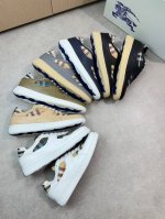 Burberry 巴宝莉 -高端品质 原单休闲运动板鞋 -鞋面 进口纳帕小牛皮 品牌图腾布匹 鞋舌品牌布标 -内里 水染牛皮 -大底 超轻Tpr橡胶; 双色成型