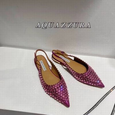 复刻版： ◆　AQUAZUR ◆　MATERIAL 材质 ◇　Upper 鞋面 : 烫钻 ◇　Lining 内里 : 羊皮 Goatskin ◇　Outsole