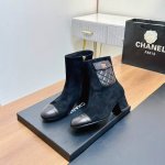 顶级版本 CHANE*｜小香2024经典简约百搭高跟书包扣口袋靴短靴马丁靴 本季秋冬季节必备单品！香奈儿女士钟爱简约又难以抗拒系 搭配展现与众不同的穿搭风格。时