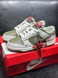 现货 Nike Dunk Low Cny“Year Of The Snake”舒适百搭 “蛇年” 防滑耐磨 低帮 板鞋 男女同款 灵蛇迎新 限定款 白绿色独家版