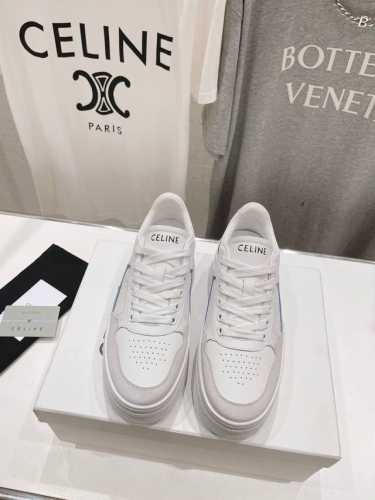 高版本出厂 厚底380 Celine*赛琳～24Ss New Arrival Ct-06思琳春夏新款厚底情侣运动休闲小白鞋 可以闭眼入那种，舒适百搭休闲时尚，配