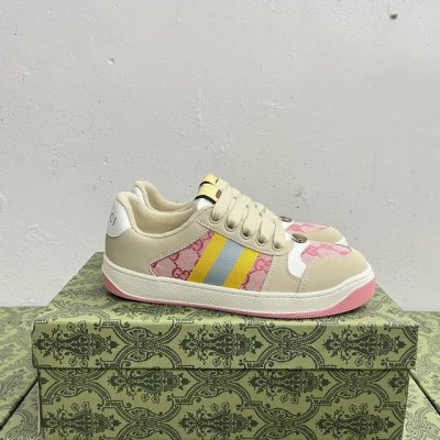 橙子出厂价p 跑量主推款 Gucci 古驰小脏鞋系列 经典原型复古百搭做旧老爹板鞋 复古学院风 怀旧版 原装意大利进口 全套包装 广东代工出品 原档原标原盒 随