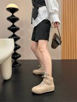 Chloe 克洛伊 蔻依 25春夏新款 德训鞋 面料 进口牛皮 进口环保麂皮 原版开模纱网 大底 Tpu大底 超轻耐磨绒组合 Size #35-41 41订做不
