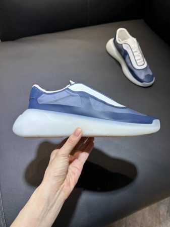 prada* 顶级 Size：39-44 38.45.46定做 prada 普拉达 顶级代购 普 炸街男神新品休闲运动鞋，专柜同步人气爆款，鞋面意大利进口牛皮面 - 点击图像关闭