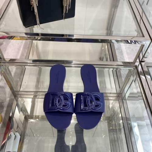Dg 杜嘉班纳 24Ss新款 果冻拖鞋3D立体Logo 细节处理完美 极致完美复刻 鞋面：原版进口Tpu 鞋底：原版雕刻1:1精钢模具压铸。码数：35-40 4