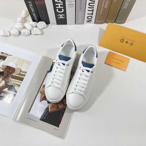 橙子出厂价 Louis Vuitton 路易威登 Lv小白鞋 休闲鞋 运动鞋板鞋 经典运动鞋，以撞色明线点缀压纹皮革，Lv 字母和花卉挂饰系挂于鞋带搭扣之上，搭