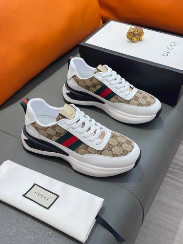 商品名称 Gucci 古驰 实价 正规码数: 38-44 休闲鞋 商品材料 精选 牛皮鞋面 柔软羊皮内里 原厂大底