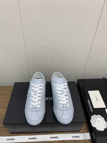 CHANEL 24k 新款 德训鞋 系列 网球运动鞋新款上 高版本 原版购入开发 做货 小香这季休闲款运动鞋 刷爆小红书 INS。各种社交平台，疯狂爆发！经典设