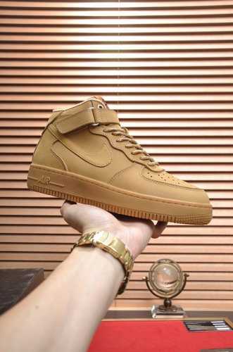 Nike Air Force 1 加毛里 情侣款 空军一号 高帮低帮全系列运动板鞋， 原厂特供NAPPA皮料加持，越南原大装底数据，工整有序视觉效果满分，新版鞋