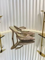Dio R Ss25 New Arrival cd 25春夏璀璨星河系列新品高跟鞋 网纱鞋面 搭配经典藤格纹水钻 Blingbling地闪耀 太美啦 专柜除了贵