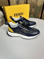 工厂P价 Fendi芬迪 新款鞋面进口牛皮面料 内里进口羊皮内里 。原版大底开模，每一位男士的身份衬托，上脚大气稳重高端定制专柜原版复刻不管风吹雨打鞋楦不变，经