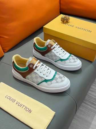 商品名称：Louis Vuitton 路易 威登 正规码数: 38-44 休闲鞋 商品材料：精选 牛皮鞋面，柔软羊皮内里；原厂大底。 - 点击图像关闭