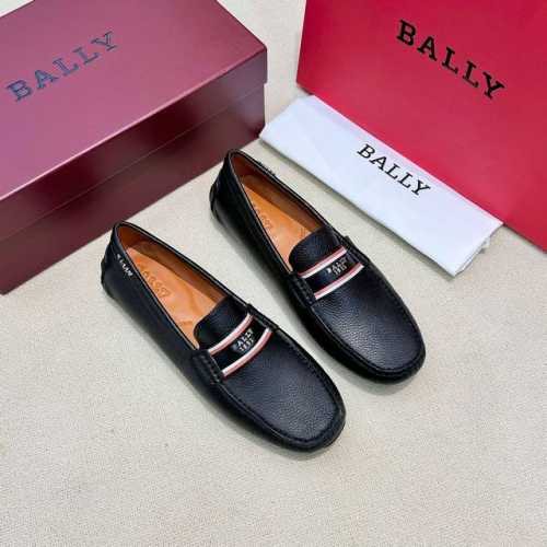 调工厂p价 男装男鞋 运动原单这款黑色 Bally 男士驾驶鞋采用防滑橡胶鞋底和进口荔枝牛皮革鞋面 前部饰有便士乐福鞋饰袢细节 搭配 品牌标志五金与5D色彩多重
