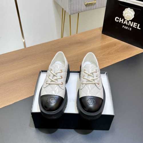 顶级版本 CHANEL 香奈儿2024秋冬新款厚底乐福鞋 单鞋、小皮鞋 认准我家细节实拍注意区分普通版 专柜同步！！本系列现已登陆发售！！原版购入开发！ 简约小