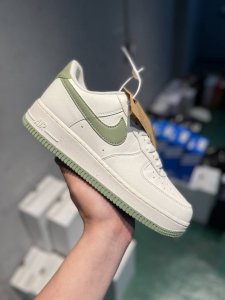 Nike Air Force 1 Low 白绿 原楦头原纸板 打造纯正空军版型 专注外贸渠道 全掌内置蜂窝气垫 原盒配件 原厂中底钢印 拉帮完美 货号 Dv38