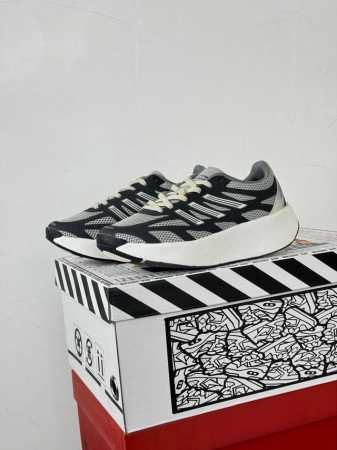 的 22个版.阿迪 AD Adizero Aruku White Pure Ruby 快跑系列低帮轻量厚底透气休闲运动慢跑鞋货号：JQ7391尺码：36 36 - 点击图像关闭