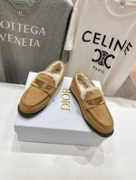 高版本出厂 单鞋 Dior*迪奥D家24ss秋冬新款毛毛乐福鞋～顶级品质 购入原版，精心打造、只为复刻原版一致、版型超正。各大明星网红纷纷种草的一款美鞋、上脚舒