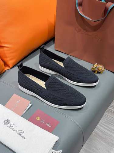 商品名称：Loro Piana Lp 正规码数: 38-44 休闲鞋 商品材料：精选 网布鞋面，舒适羊皮内里 ；原厂大底。